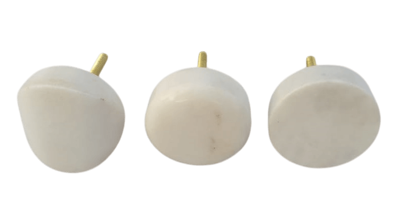 IRON & MARBLE KNOB (POLISH)